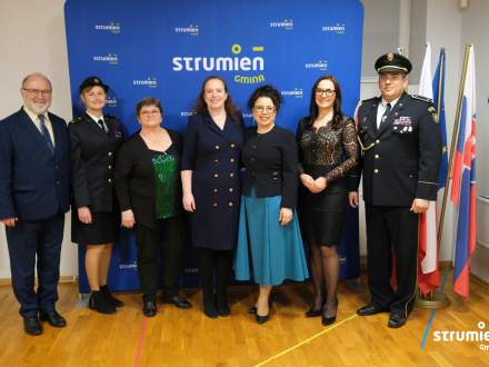 zdjęcia z dlegacją gminy Krasňany z Słowacji